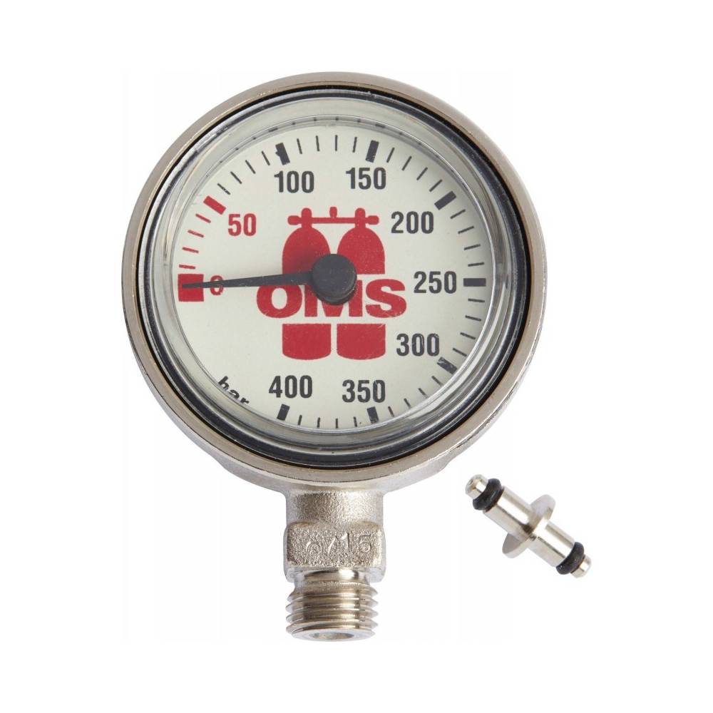 OMS 400 bar diving pressure gauge|