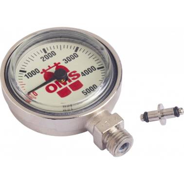 Manómetro de buceo OMS de 25mm y 5500 PSI|