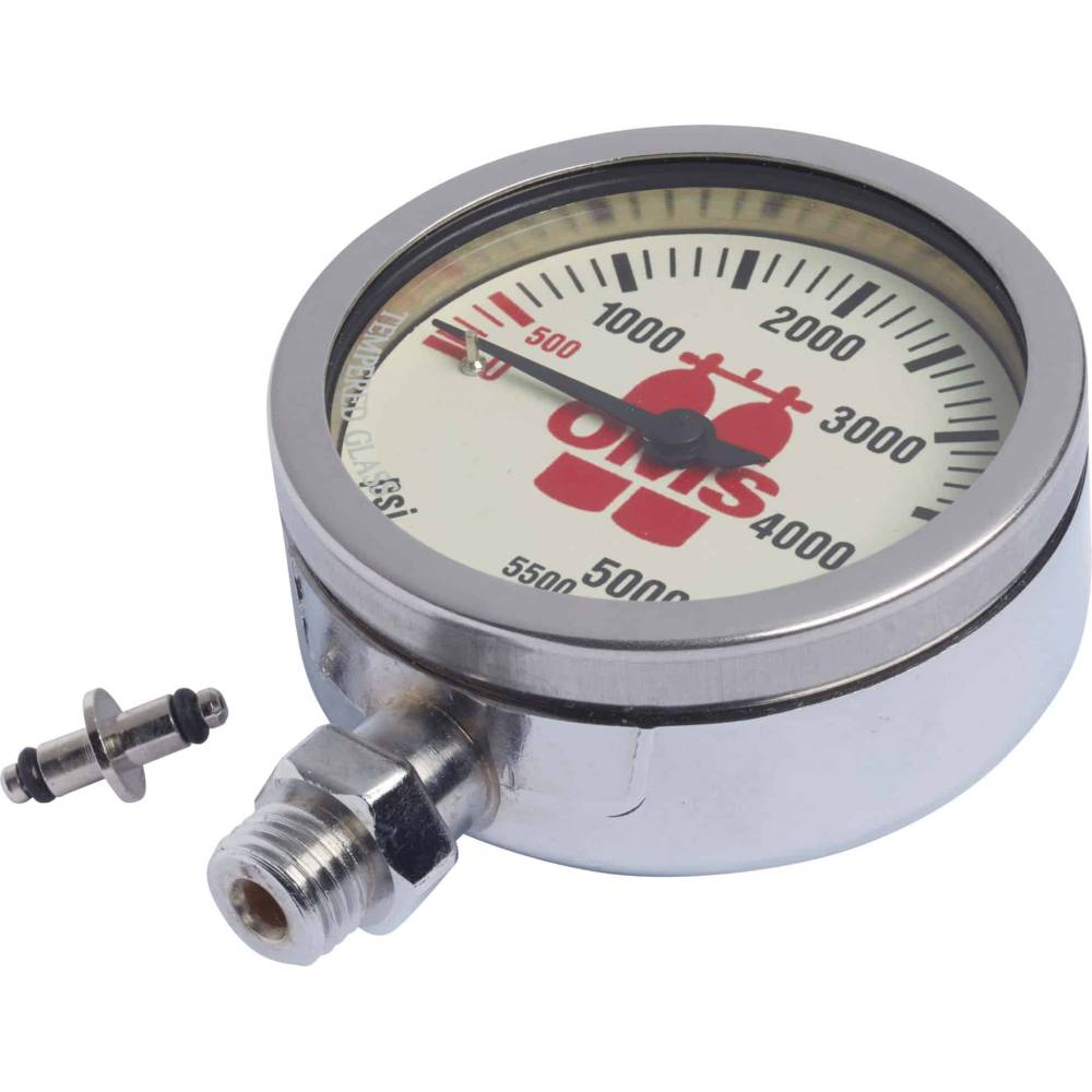 Manómetro de buceo OMS de 52mm y 5500 PSI|