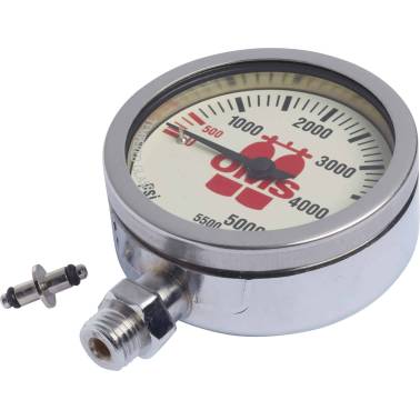 Manómetro de buceo OMS de 52mm y 5500 PSI|