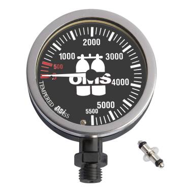 Manomètre de plongée MASTER SPG 63mm 5500 PSI OMS|