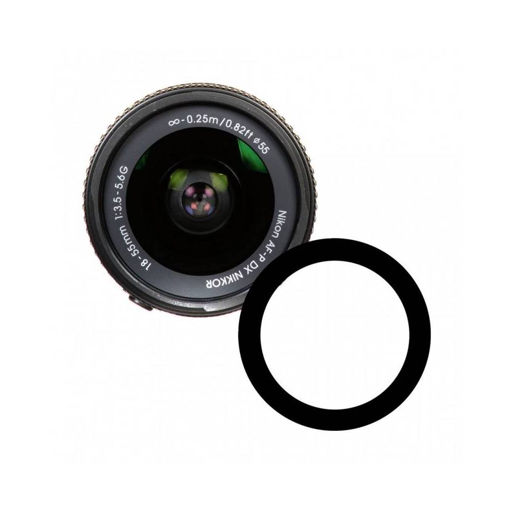 Bague anti-reflet pour hublot Nikon 18-55 AF-P|
