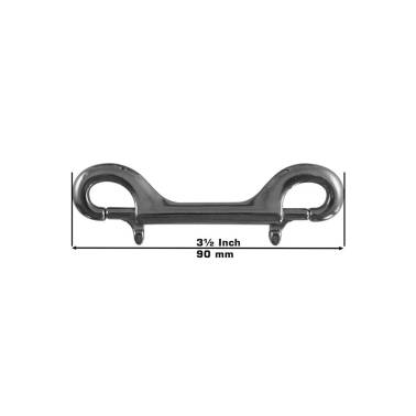 OMS double stainless steel carabiner|