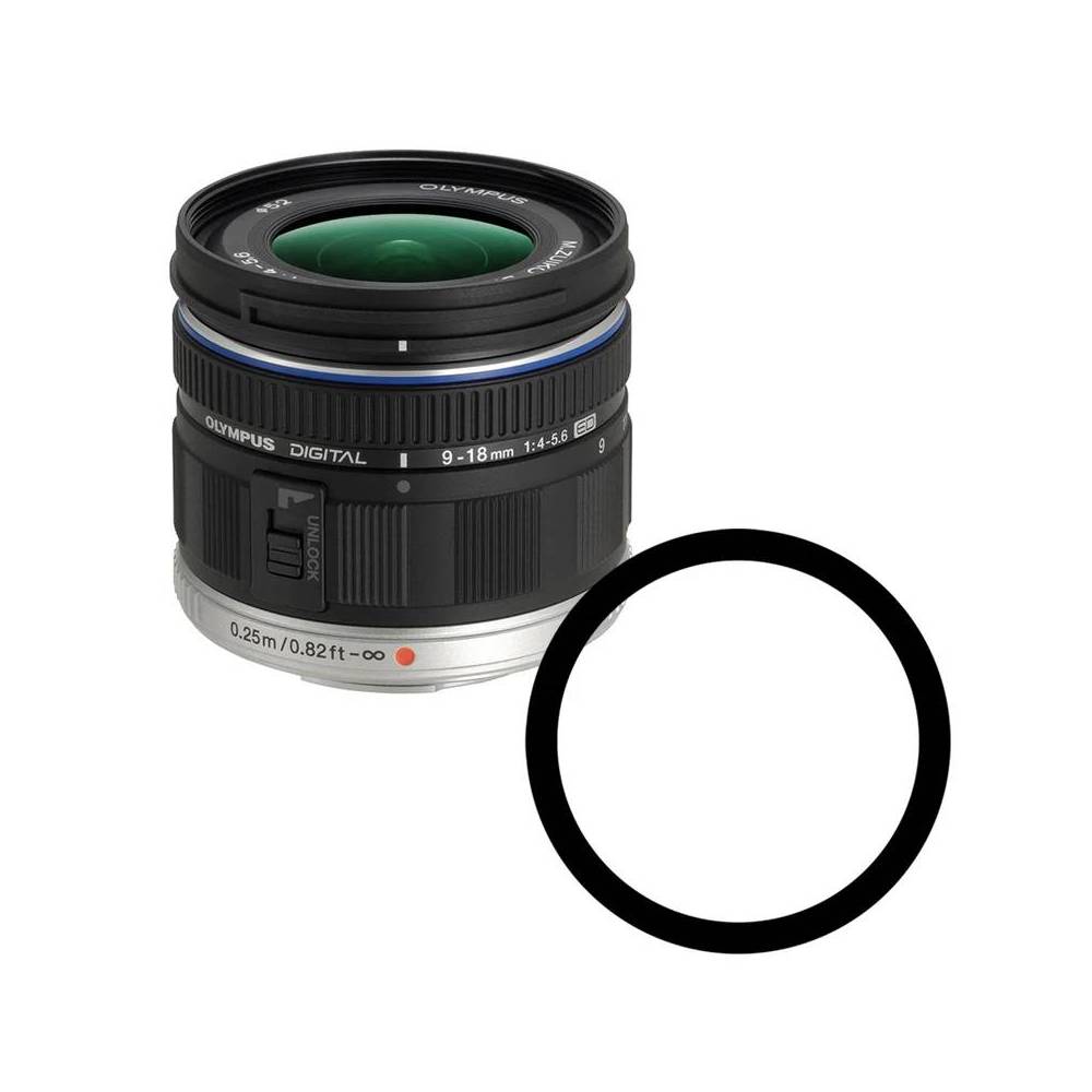 Anti-reflective ring for porthole Olympus 9-18|