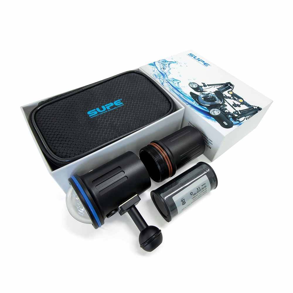 5600 Lumen Black V3KV3 SUPE Underwater Video Dive Light