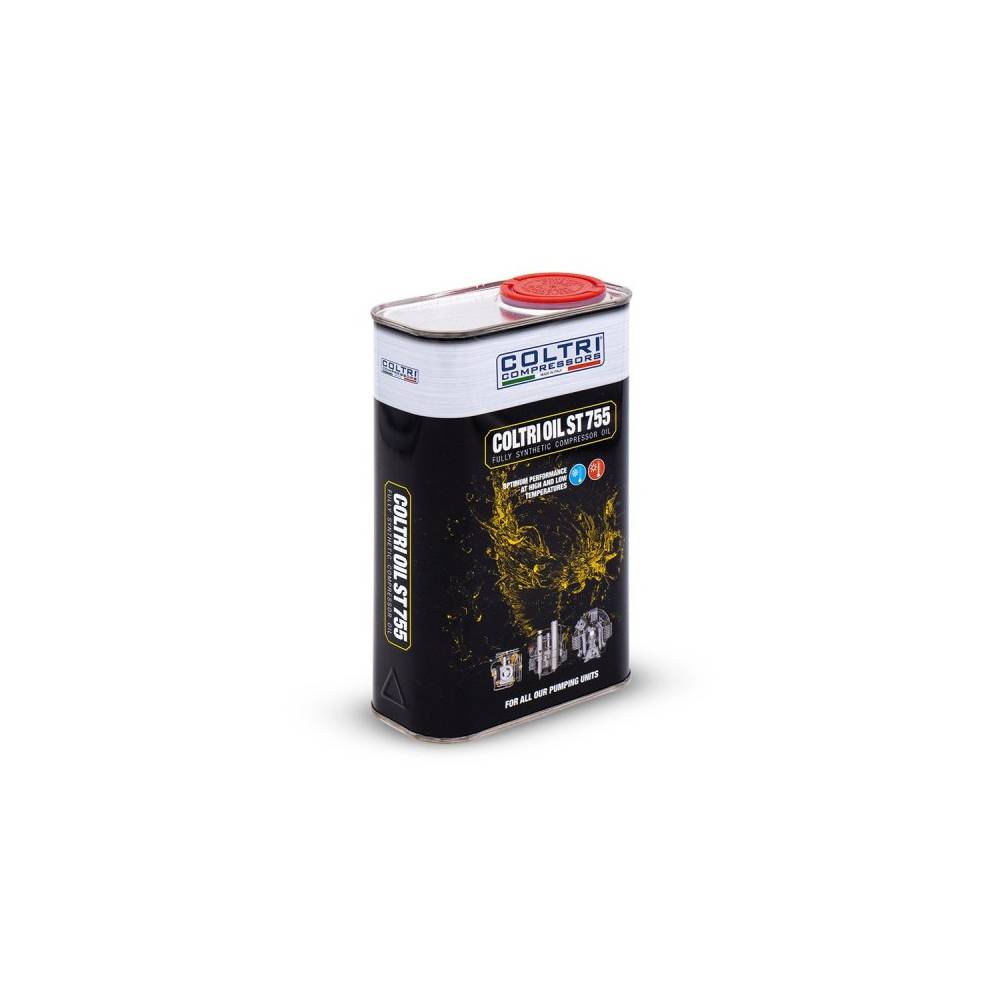 Bidon 1L Huile Synthétique Coltri ST755 pour Compresseur|