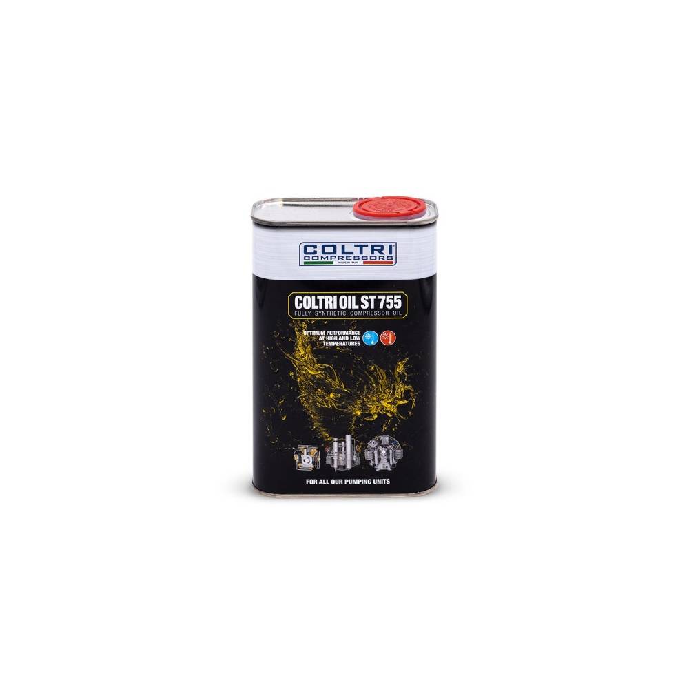 Bidon 1L Huile Synthétique Coltri ST755 pour Compresseur|