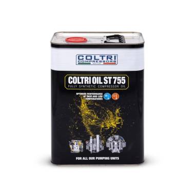 Bidon 5L Huile Synthétique Coltri ST755 pour Compresseur|