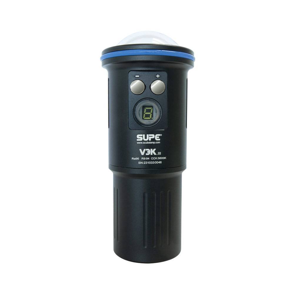 Phare de plongée vidéo sous-marin 5600 Lumen noir V3KV3 SUPE