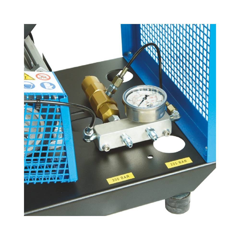 Dual pressure regulator 300/200 bar for Mini compact EM compressor