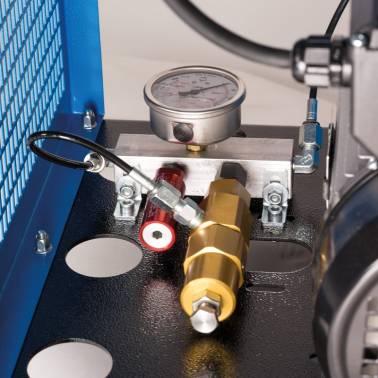 Dual pressure regulator 300/200 bar for Mini compact EM compressor|