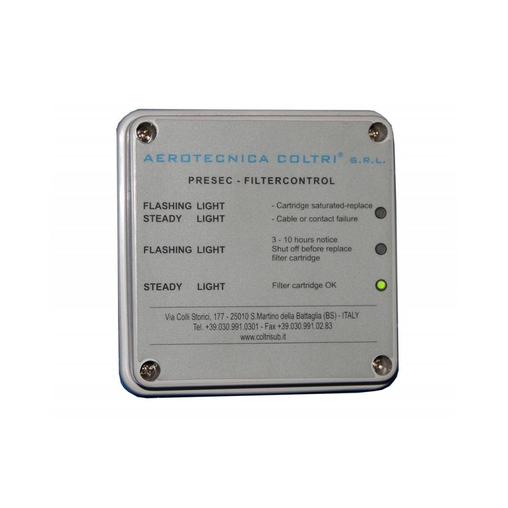 PRESEC COLTRI visual filtration saturation indicator