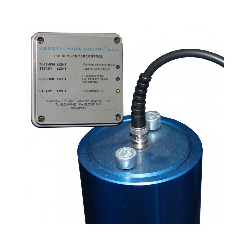 PRESEC COLTRI visual filtration saturation indicator