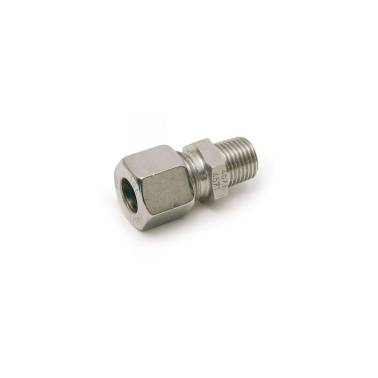 1/8" NPT male straight union for 6mm tube