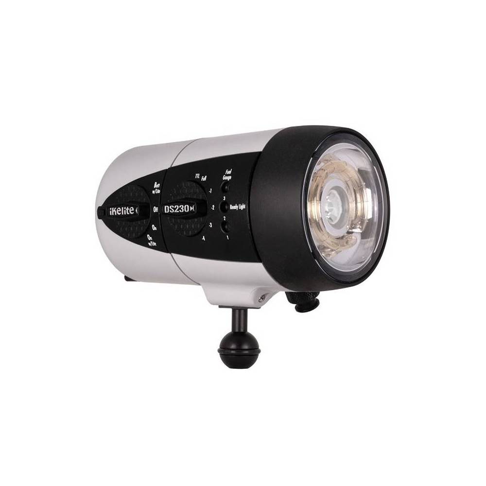 Flash TTL DS230 con luz de modelado Ikelite|