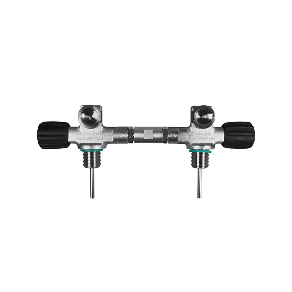 Manifold completo simple 140mm DIN 230 bares SCUBATEC|