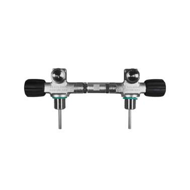 Manifold completo simple 171mm DIN 230 bares SCUBATEC|