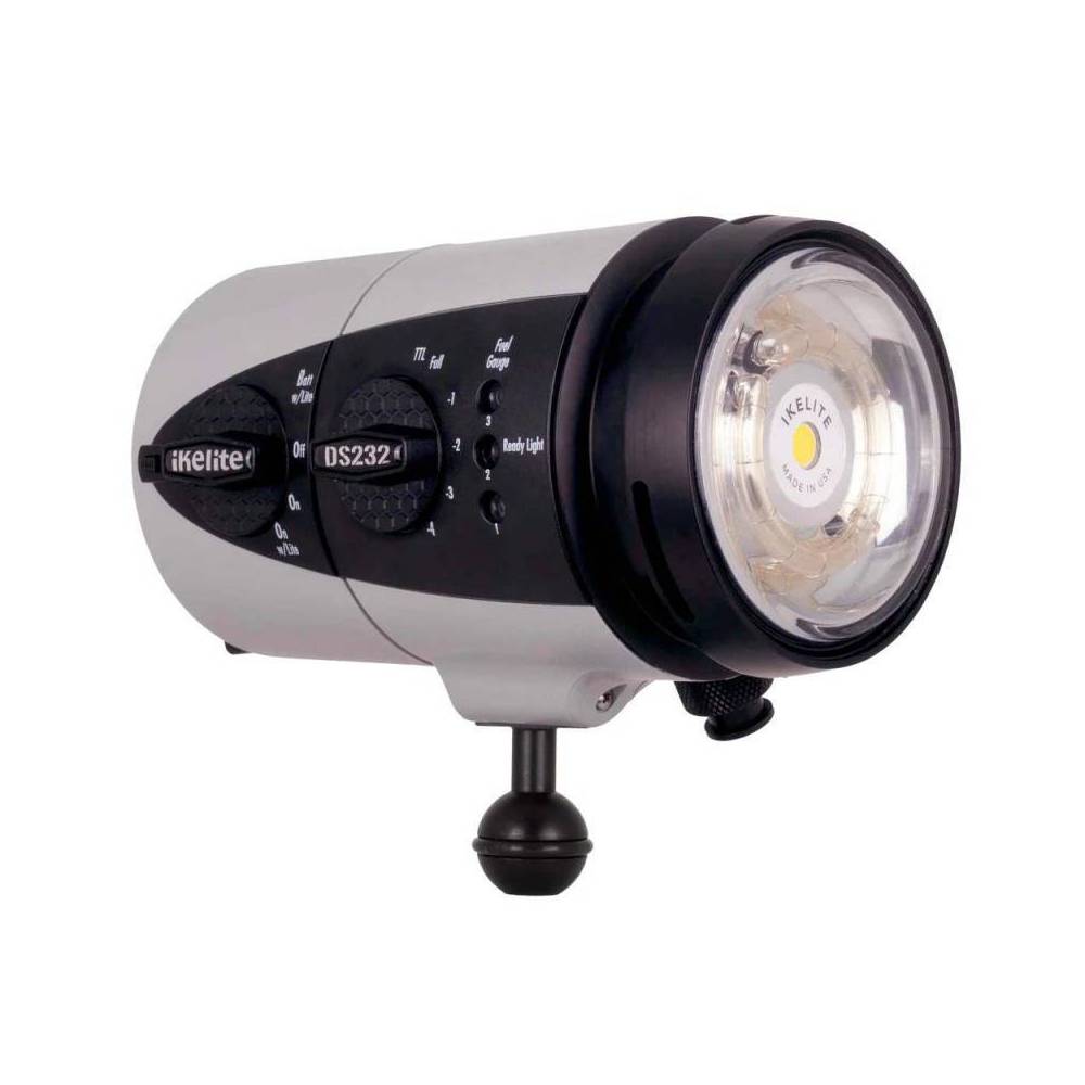 DS232 TTL Flash con VIDEO LED de 2500 lúmenes Ikelite|