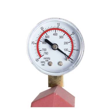 Ikelite manual vacuum pump with mano|