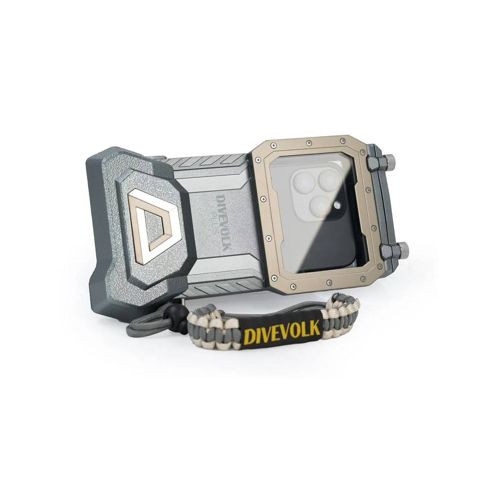 Caisson étanche pour smartphones SeaTouch 4 Max PLUS GRIS DIVEVOLK