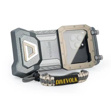 Caisson étanche pour smartphones SeaTouch 4 Max PLUS GRIS DIVEVOLK