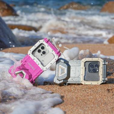 Waterproof housing for smartphones SeaTouch 4 Max PLUS PINK DIVEVOLK|