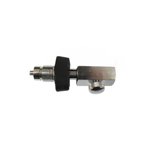 Conector de carga DIN 300b con purga 1/4" BSP hembra