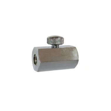 Bloque 2 vías 1/4" BSP hembra con purga