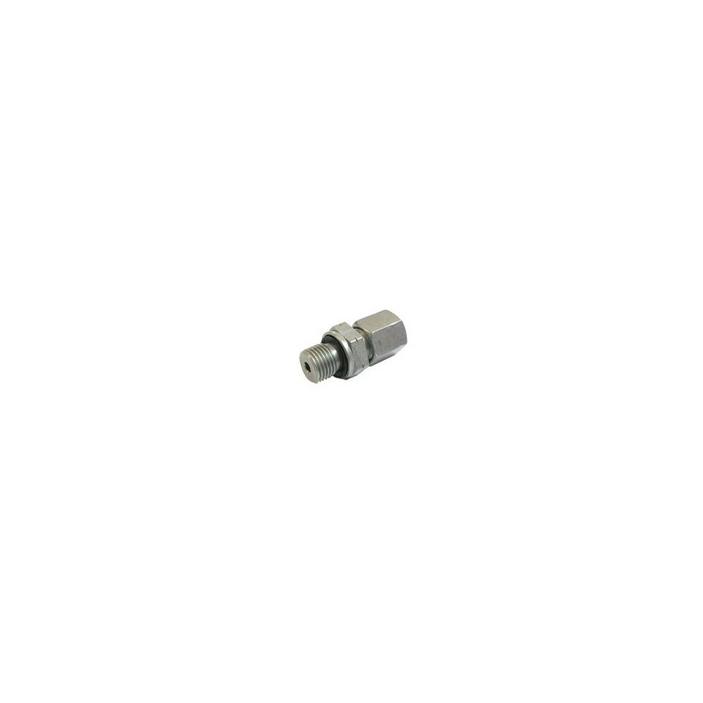 Unión recta macho 1/4" BSP / 6S