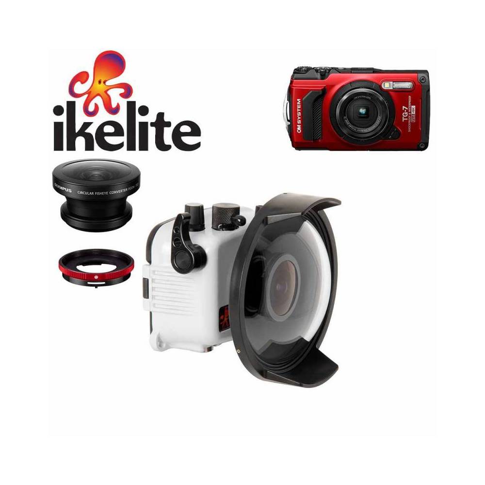 Pack IKELITE TG-7 + objetivo fisheye y cúpula