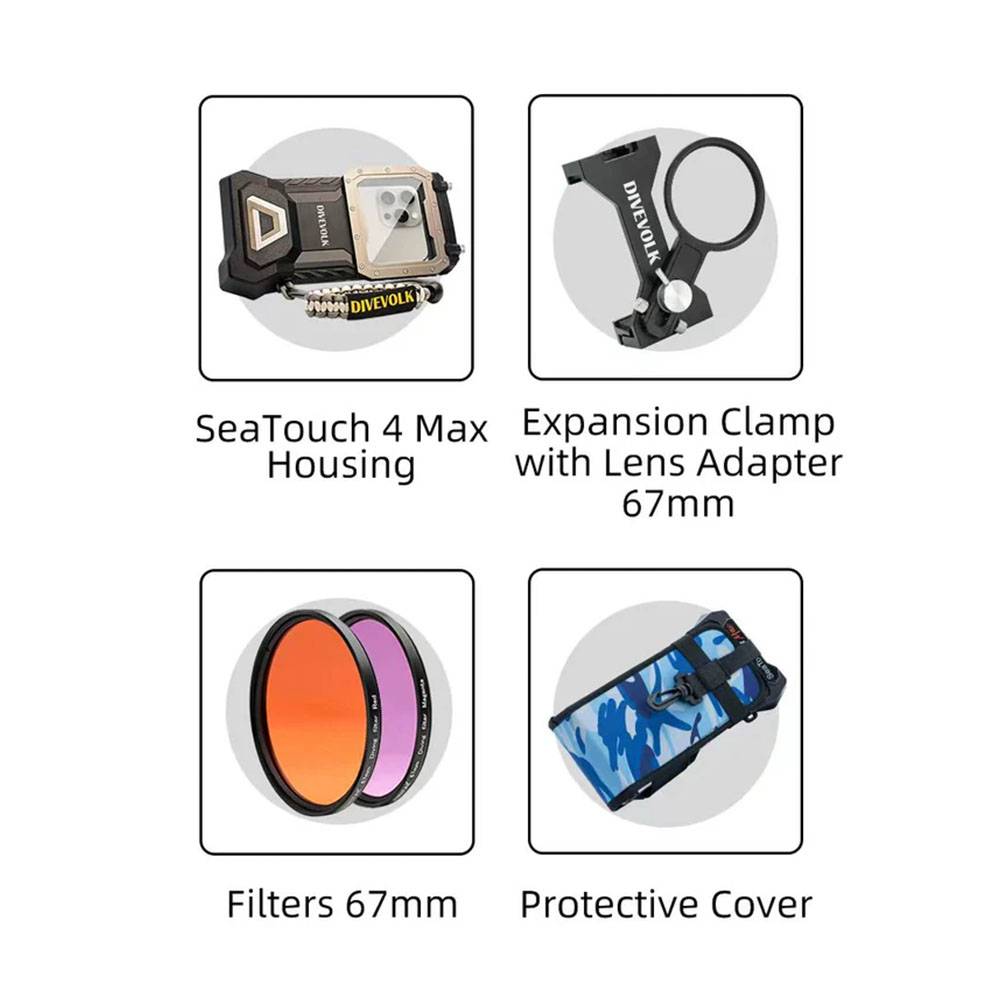 Pack Filtros SeaTouch 4 Max Plus Divevolk|