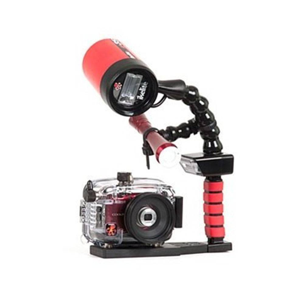 Fixation de lampe réglable pour bras flexible IKELITE