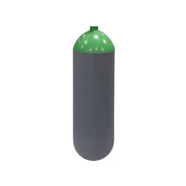 Bouteille tampon 15L 230 bar vert/gris