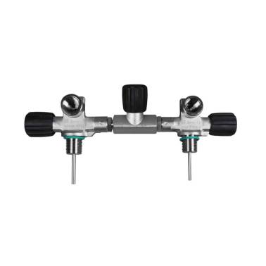 Manifold con aislamiento DIN 300 BAR 171mm SCUBATEC