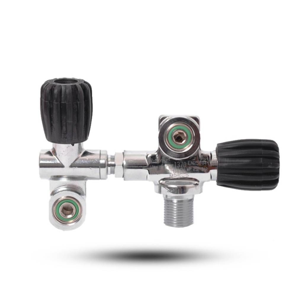 Right internal double modular valve DIN 230 bar S.o.S