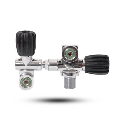 Right internal double modular valve DIN 230 bar S.o.S