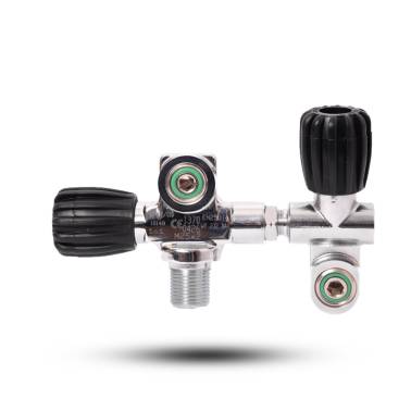 Left internal double modular valve DIN 230 bar S.o.S