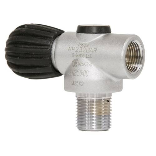 Rebreather Valve DIN 230 bar EVO M25 S.o.S