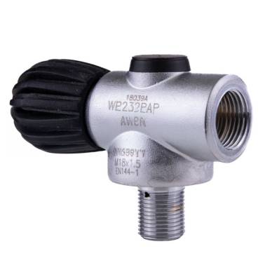 Rebreather Valve DIN 230 bar EVO M18 S.o.S