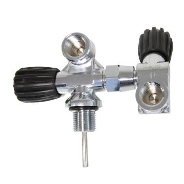 Double modular left external valve DIN 300 bar S.o.S