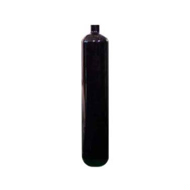 Botella de buceo de acero 3L largo negro 230 bar