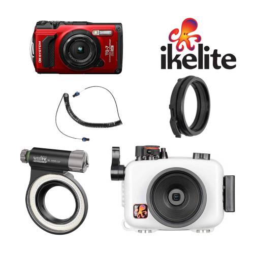 Pack IKELITE TG-7 + Flash RL 3000 + Baïonnette + Fibre optique