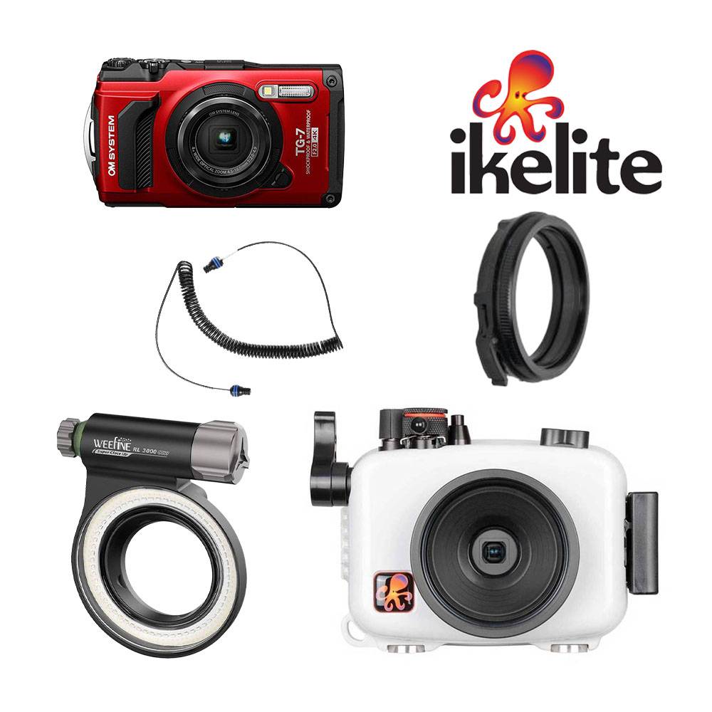 Pack IKELITE TG-7 + Flash RL 3000 + Baïonnette + Fibre optique