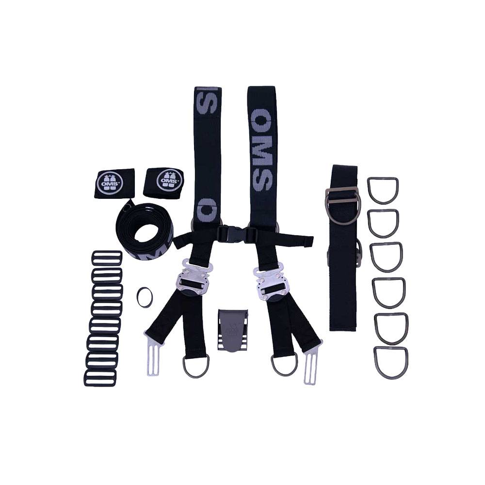 Kit sangles pour harnais Confort III Alu OMS