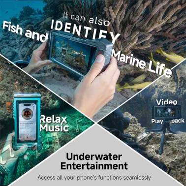 Caisson étanche pour smartphones SeaTouch 4 Max Platinium DIVEVOLK