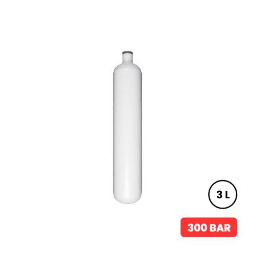 3L long 300 bar steel diving cylinder