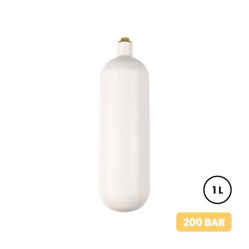 Steel diving cylinder 1L 200 bar