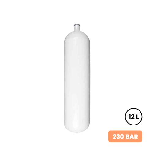 12L long 230 bar steel diving cylinder