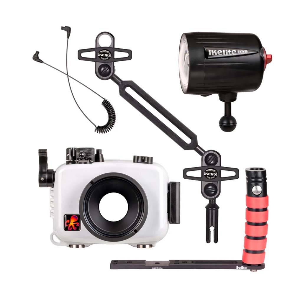 Kit Deluxe IKELITE TG7 + flash Ecko Fiber