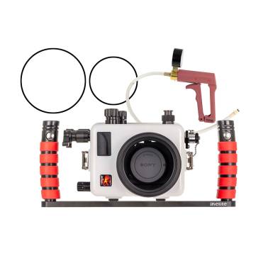 Deluxe IKELITE SONY Alpha a6700 Kit + Handles + Vacuum System